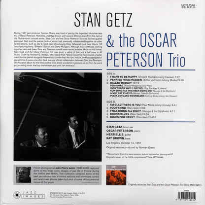 Stan Getz, The Oscar Peterson Trio - Stan Getz & the Oscar Peterson Trio (+bonus track) (ltd. ed.) (180g) [New Vinyl Record LP]