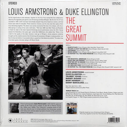 Louis Armstrong, Duke Ellington - The Great Summit (+bonus track) (ltd. ed.) (180g) [New Vinyl Record LP]