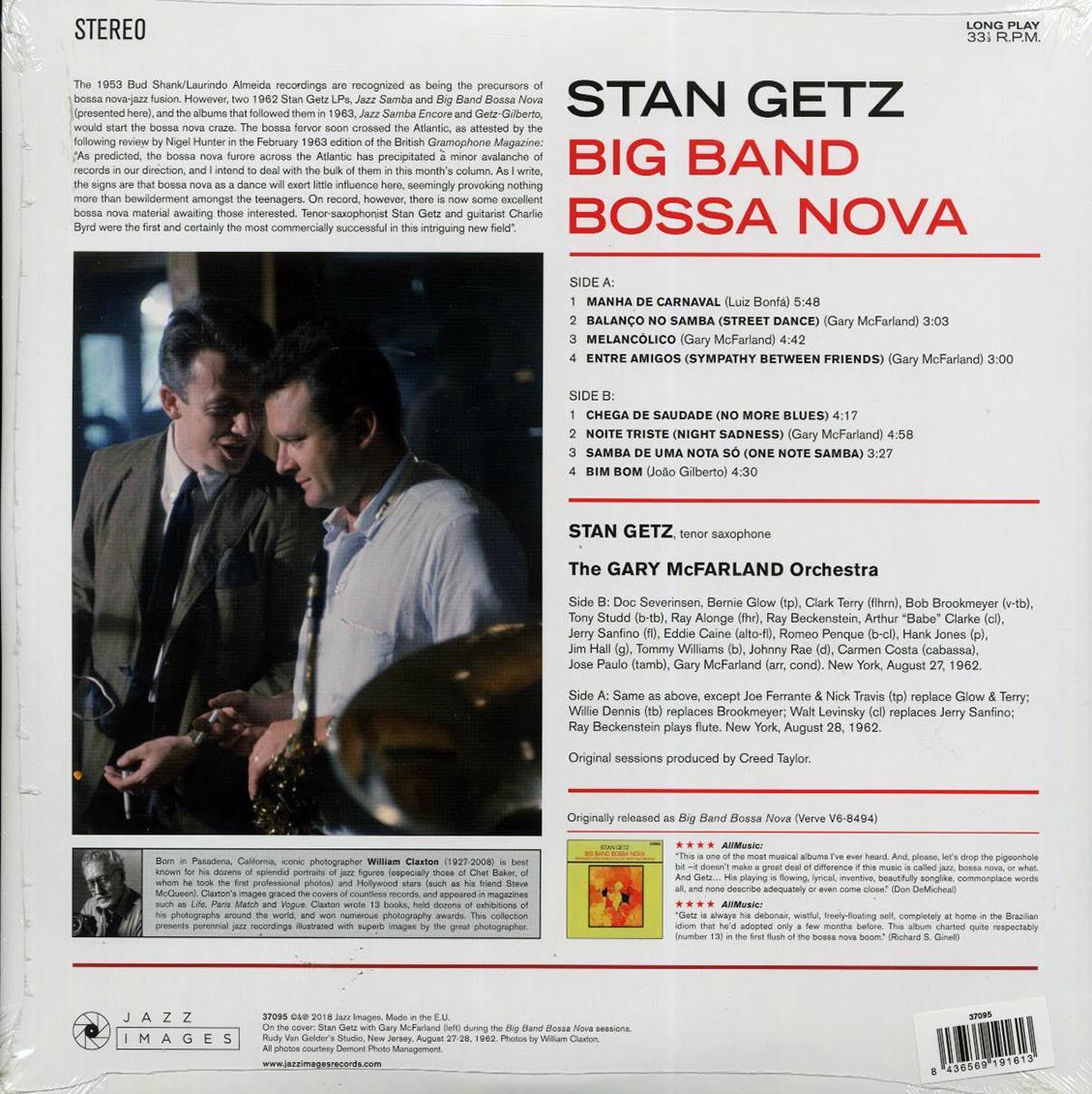 Stan Getz - Big Band Bossa Nova (ltd. ed.) (180g) [New Vinyl Record LP]