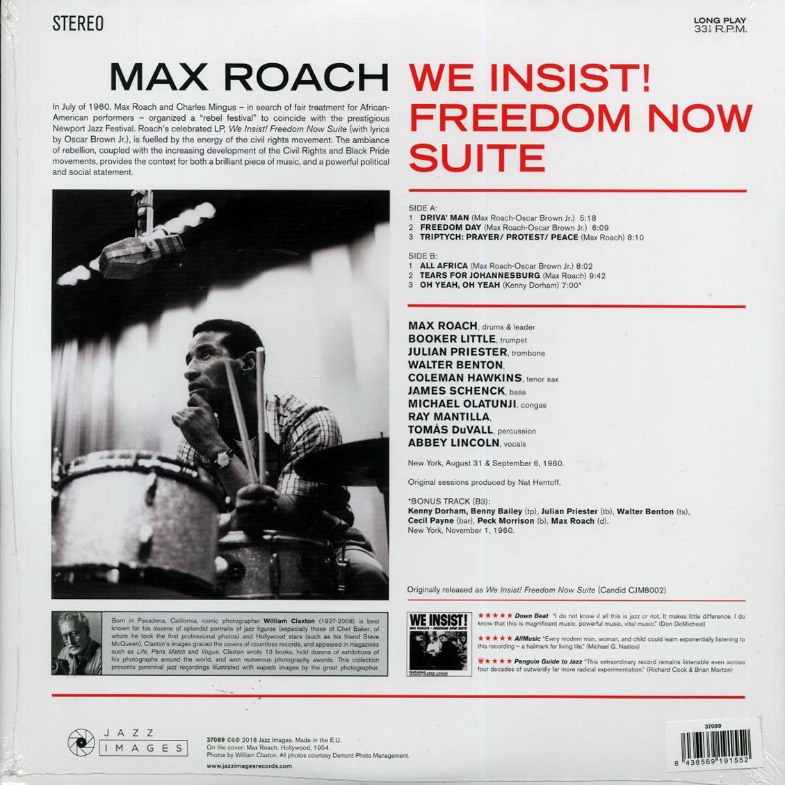 Max Roach - We Insist! Freedom Now Suite (+bonus track) (ltd. ed.) (180g) [New Vinyl Record LP]
