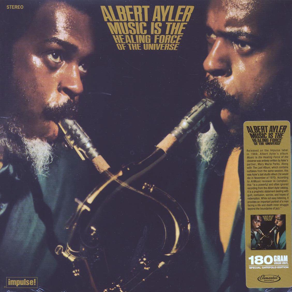 Albert Ayler - Music Is The Healing Force Of The Universe (ltd. ed.) (180g) [New Vinyl Record LP]