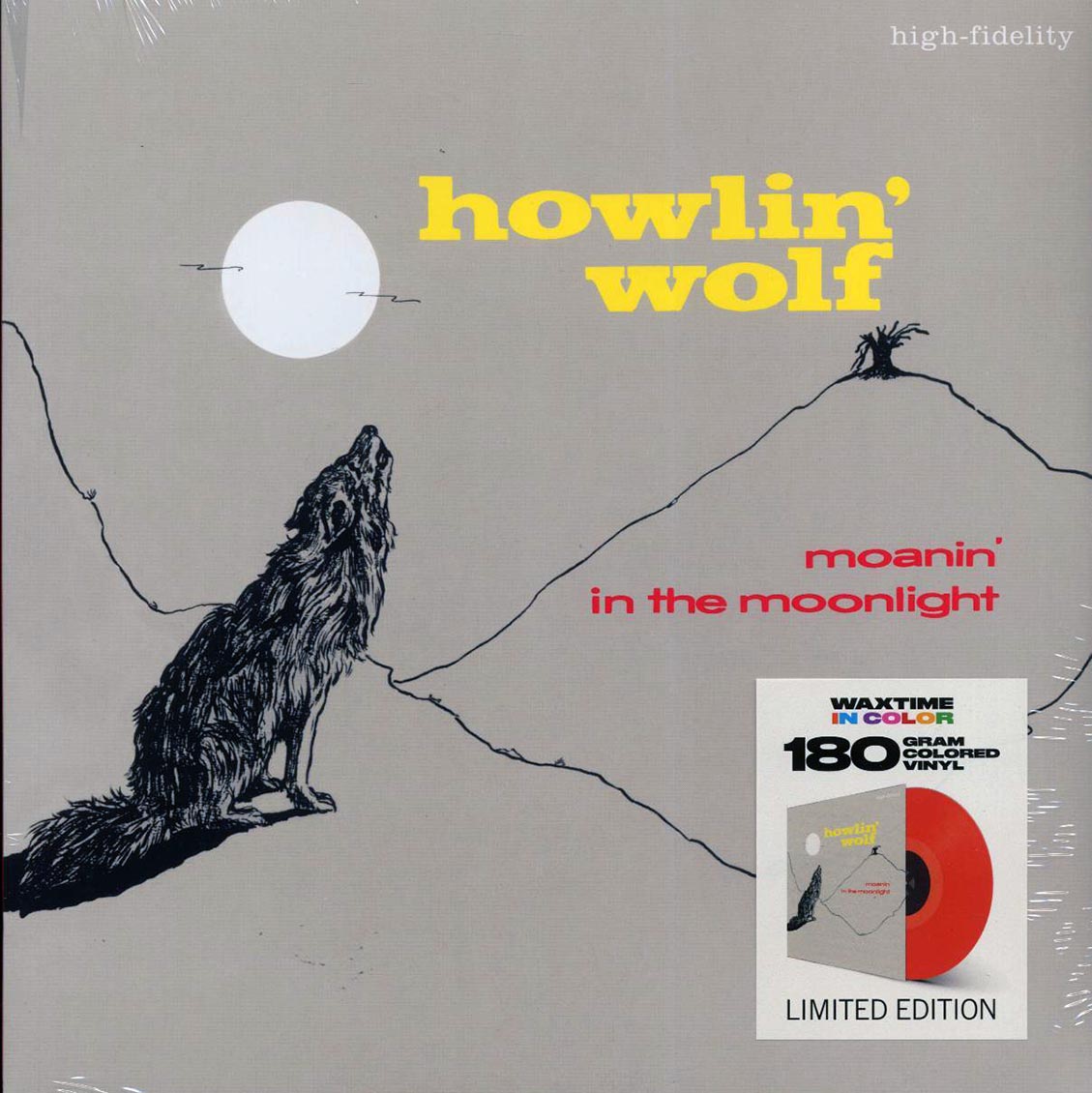 Howlin' Wolf - Moanin' In The Moonlight (+4 bonus tracks) (ltd. ed.) (180g) (red vinyl) [New Vinyl Record LP]
