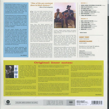 Sonny Terry, Brownie McGhee - At Sugar Hill (+2 bonus tracks) (ltd. ed.) (180g) [New Vinyl Record LP]