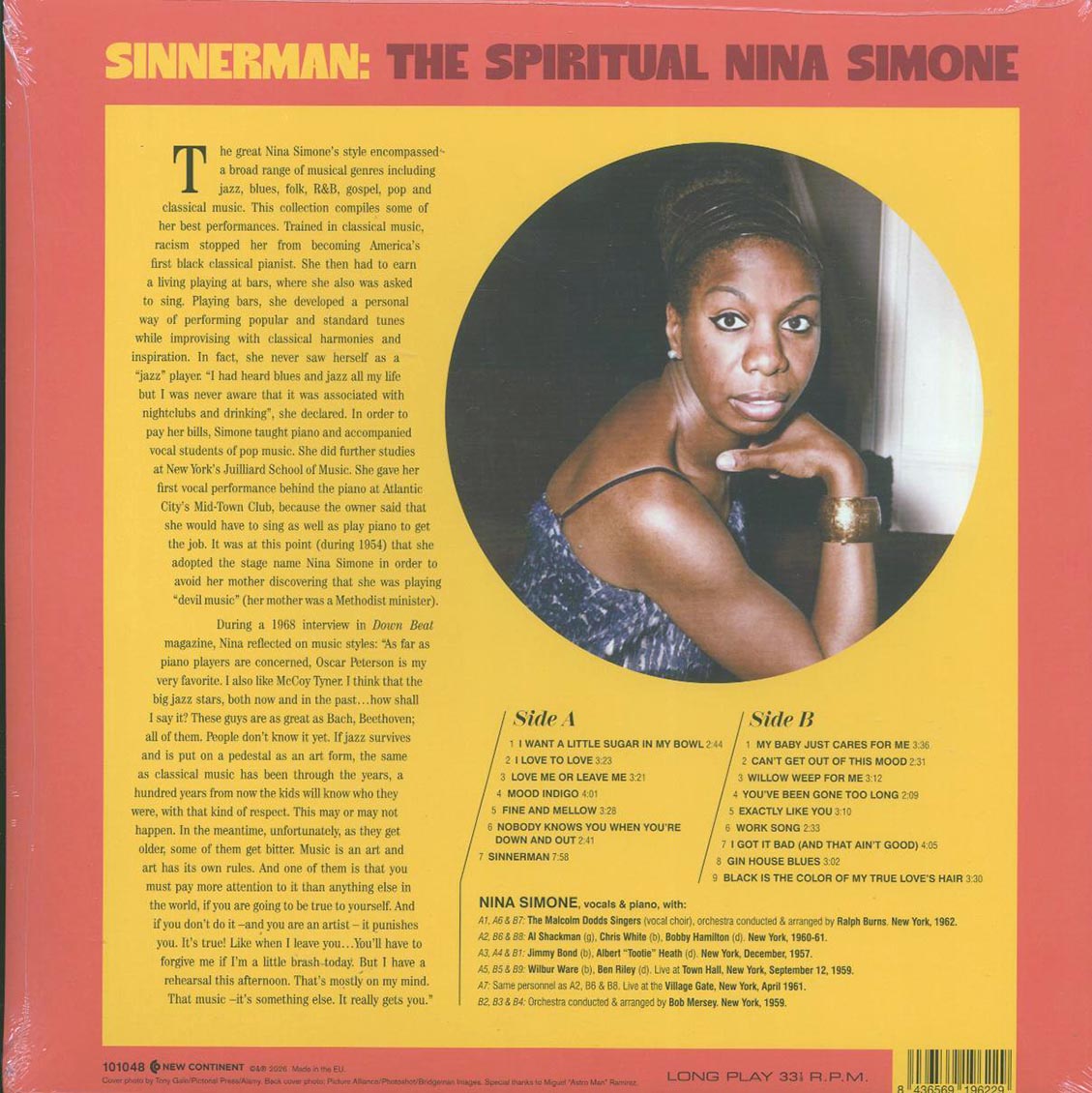 Nina Simone - Sinnerman: The Spiritual Nina Simone (ltd. ed.) (180g) (red vinyl) [New Vinyl Record LP]