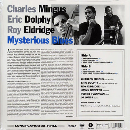 Charles Mingus, Eric Dolphy, Roy Eldridge - Mysterious Blues (+2 bonus tracks) (ltd. ed.) (180g) [New Vinyl Record LP]