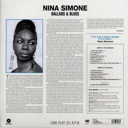 Nina Simone - Ballads & Blues (+bonus track) (ltd. ed.) (180g) [New Vinyl Record LP]