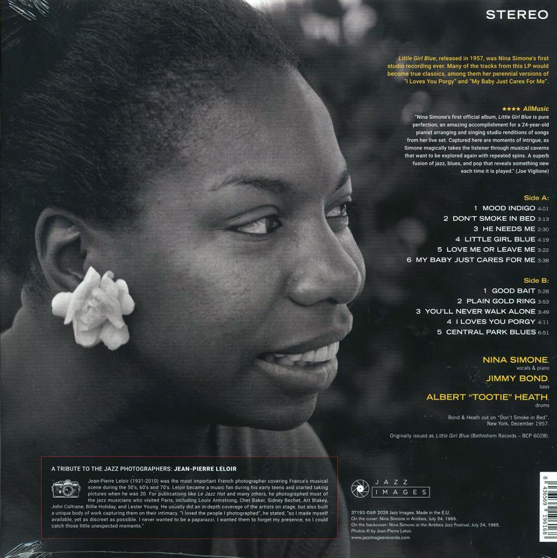 Nina Simone - Little Girl Blue (ltd. ed.) (180g) (blue vinyl) [New Vinyl Record LP]