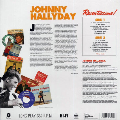 Johnny Hallyday - Recentissime! (+2 bonus tracks) (ltd. ed.) (180g) [New Vinyl Record LP]