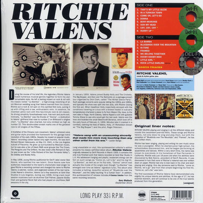 Ritchie Valens - Ritchie Valens (+4 bonus tracks) (ltd. ed.) (180g) [New Vinyl Record LP]