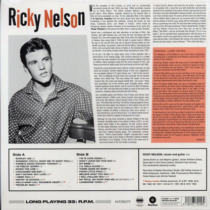 Ricky Nelson - Ricky Nelson (+8 bonus tracks) (ltd. ed.) (180g) [New Vinyl Record LP]