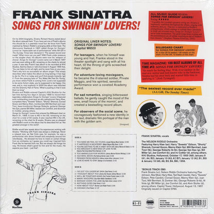 Frank Sinatra - Songs For Swingin' Lovers! (+bonus track) (ltd. ed.) (180g) [New Vinyl Record LP]