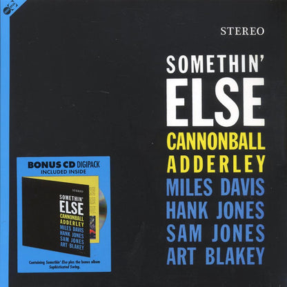 Cannonball Adderley - Somethin' Else (+bonus track) (ltd. ed.) (180g) (incl. CD) [New Vinyl Record LP]