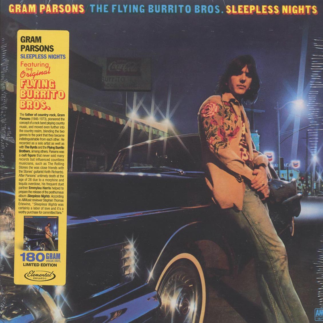 Gram Parsons, The Flying Burrito Brothers - Sleepless Nights (ltd. ed.) (180g) [New Vinyl Record LP]
