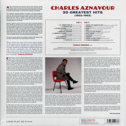 Charles Aznavour - 20 Greatest Hits: 1952-1962 (20 tracks) (ltd. ed.) (180g) [New Vinyl Record LP]
