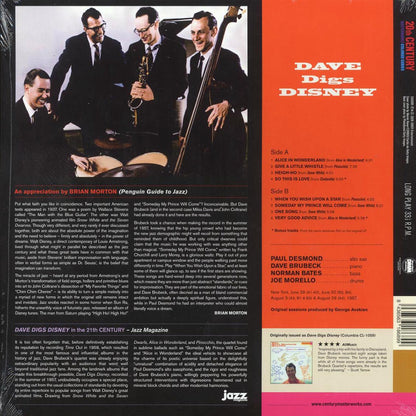 Dave Brubeck Quartet - Dave Digs Disney (+2 bonus tracks) (ltd. ed.) (180g) (red vinyl) [New Vinyl Record LP]