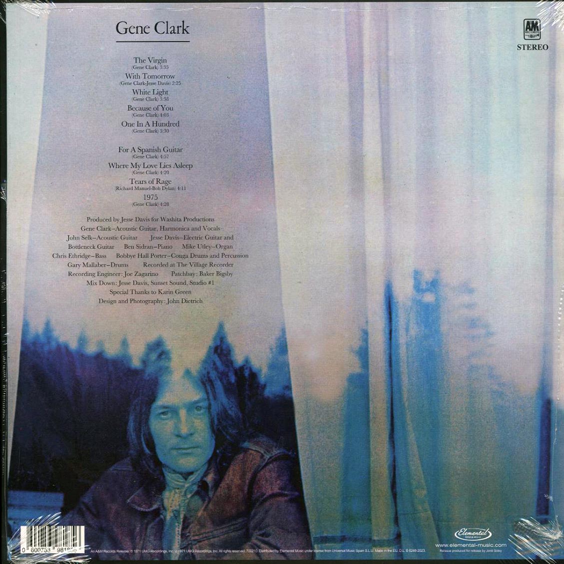 Gene Clark - White Light (ltd. ed.) (180g) [New Vinyl Record LP]