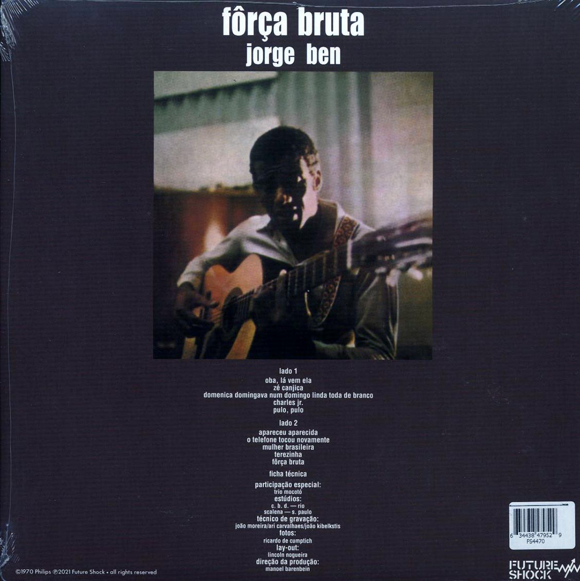 Jorge Ben - Forca Bruta (180g) (orange vinyl) [New Vinyl Record LP]