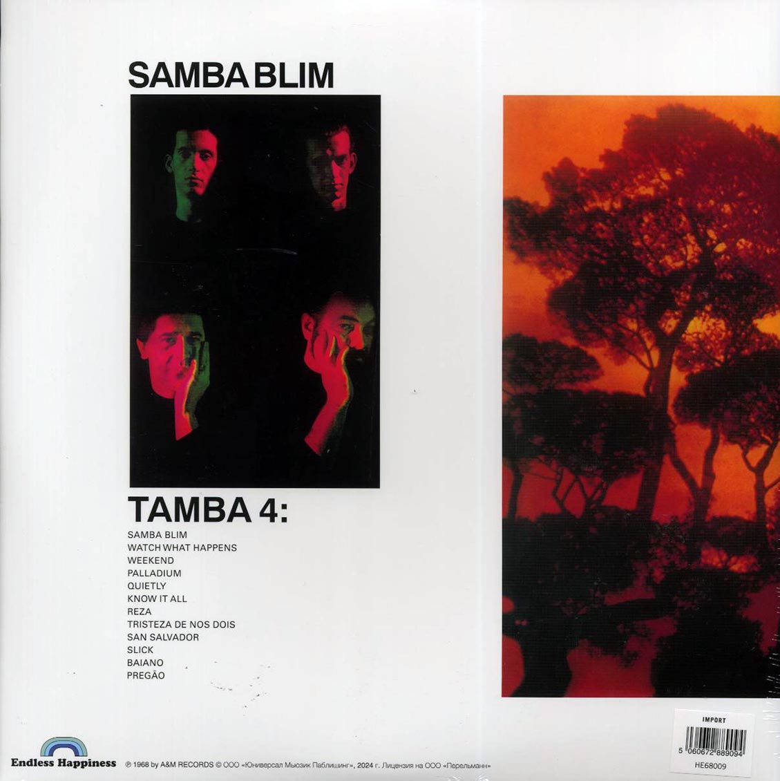 Tamba 4 - Samba Blim [New Vinyl Record LP]