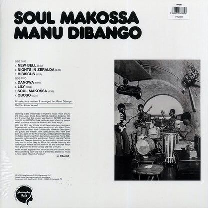 Manu Dibango - Soul Makossa [New Vinyl Record LP]