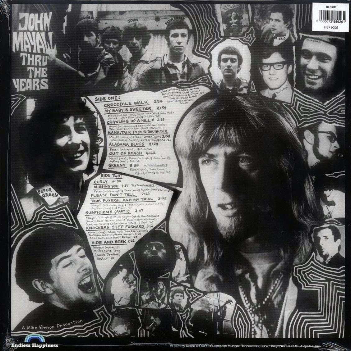 John Mayall - Thru The Years (180g) [New Vinyl Record LP]