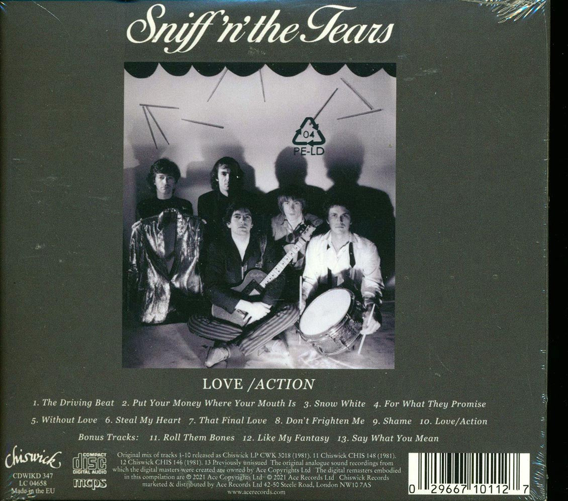 Sniff 'N' The Tears - Love/Action [New CD]