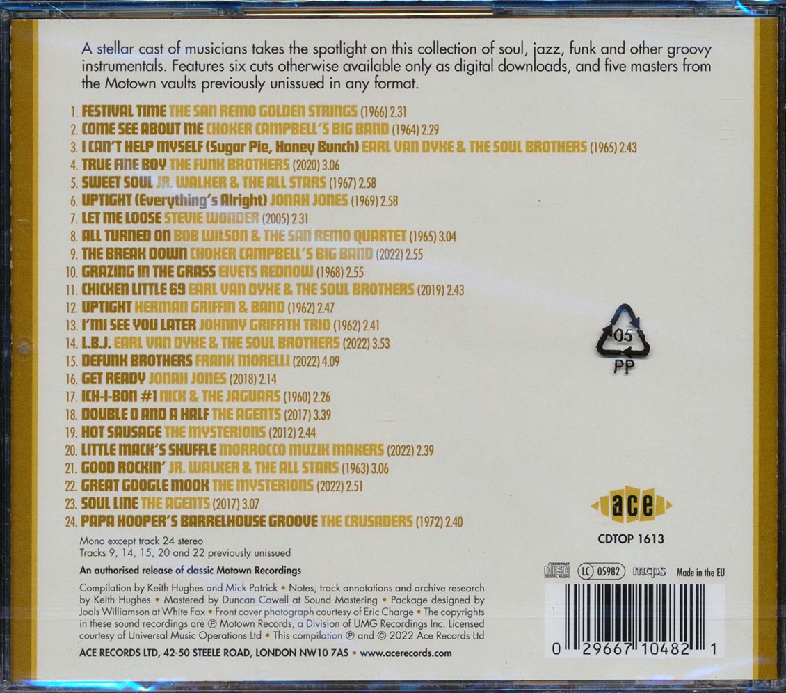 Various - All Turned On! Motown Instrumentals 1960-1972 [New CD]