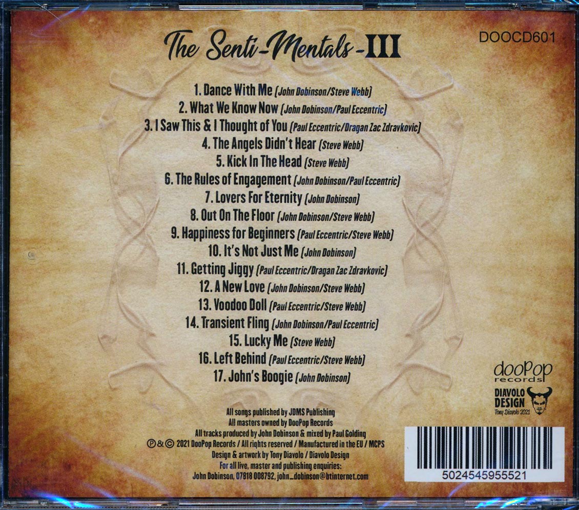 The Senti-mentals - III [New CD]