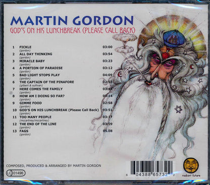Martin Gordon - God's On His Lunchbreak: Please Call Back [New CD]