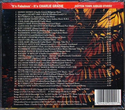 Charlie Gracie - It's Fabulous, It's Charlie Gracie [New CD]