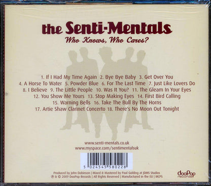 The Senti-mentals - Who Knows, Who Cares? [New CD]