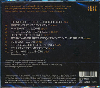 Jon Lucien - Search For The Inner Self [New CD]