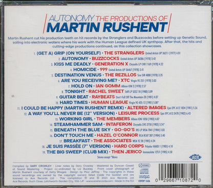 Martin Rushent - Autonomy: The Productions Of Martin Rushent [New CD]