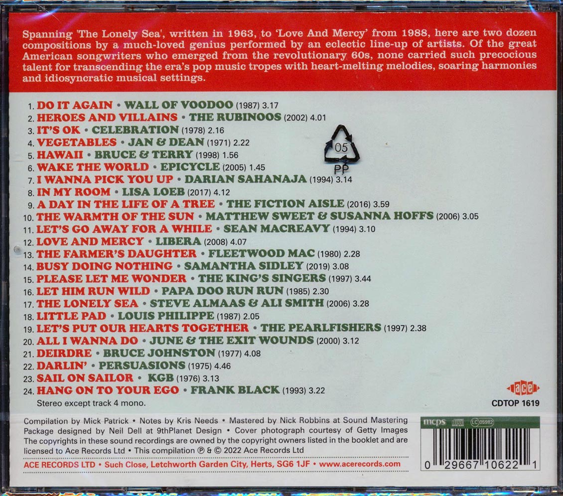 Brian Wilson - Do It Again! The Songs Of Brian Wilson [New CD]