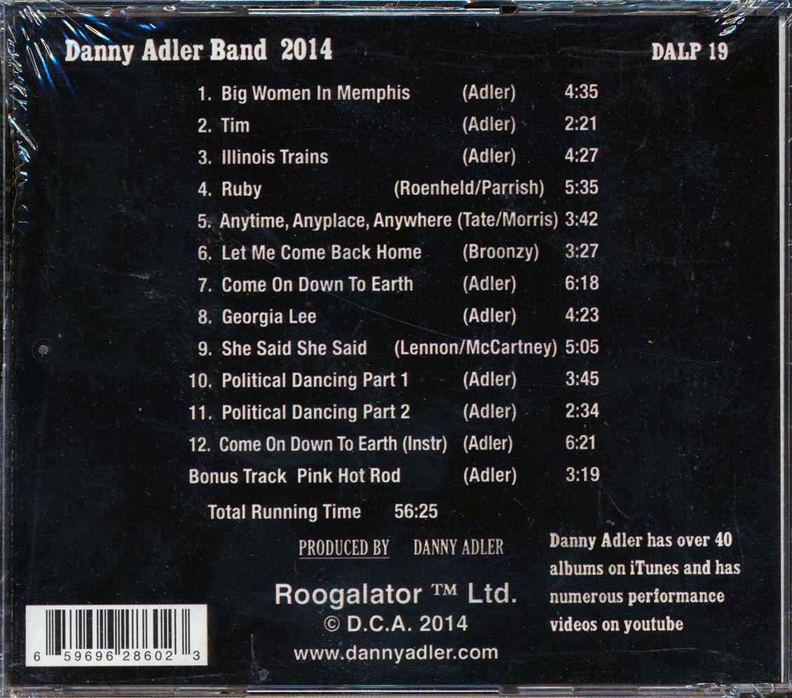 Danny Adler Band - 2014 [New CD]
