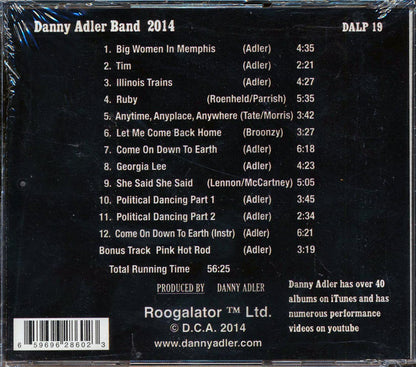 Danny Adler Band - 2014 [New CD]