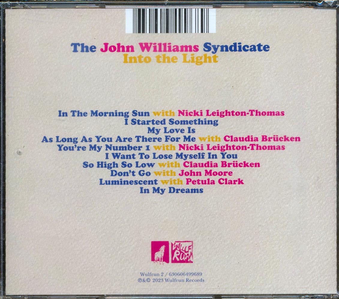 The John Williams Syndicate - Into The Light [New CD]