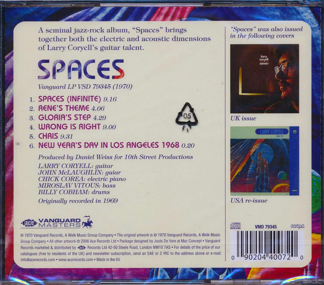 Larry Coryell - Spaces [New CD]