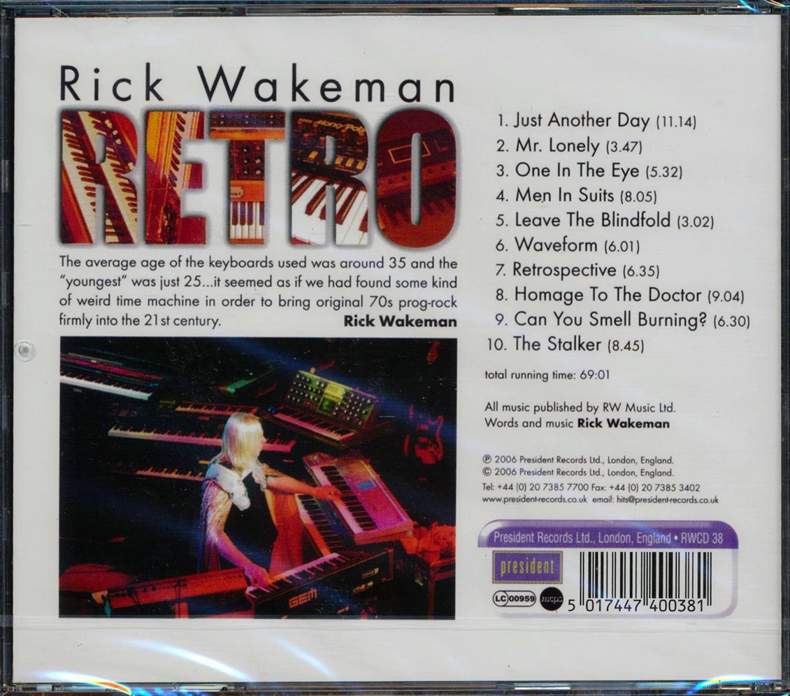 Rick Wakeman - Retro [New CD]
