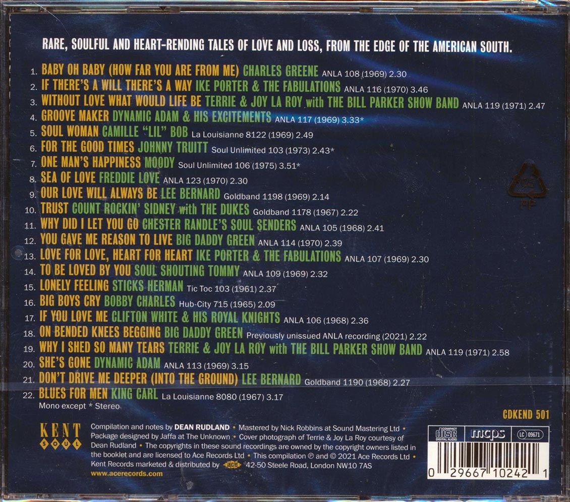 Various - You Gave Me Reason To Live: Southern And Deep Soul From Louisiana [New CD]