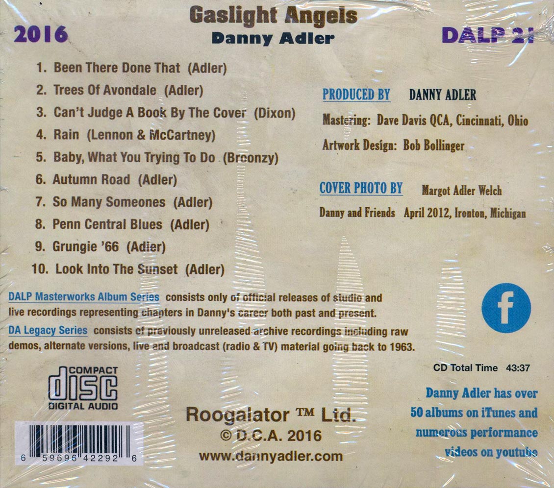 Danny Adler - Gaslight Angels [New CD]