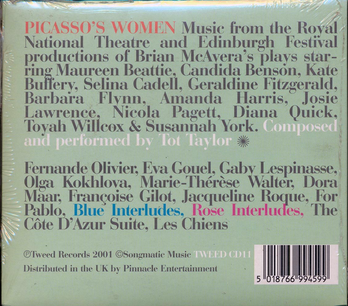 Tot Taylor - Picasso's Women: A Cycle Of Plays By Brian McAvera (2xCD) [New CD]