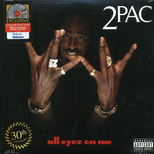 2Pac - All Eyez on Me (30th Anniv. Ed.) (2xLP) (concrete swirl vinyl) [New Vinyl Record LP]