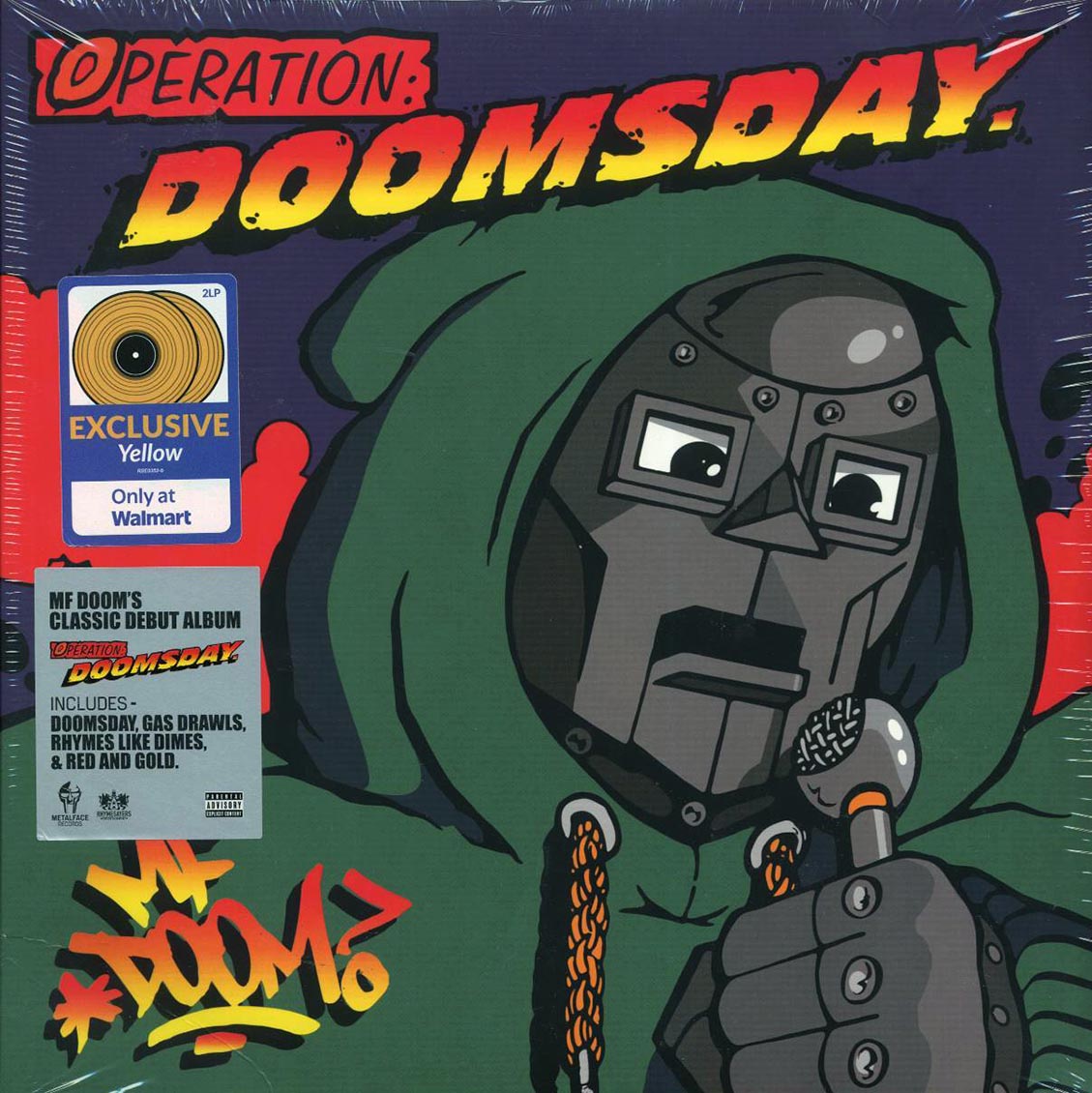 MF Doom - Operation Doomsday (2xLP) (yellow vinyl) [New Vinyl Record LP]