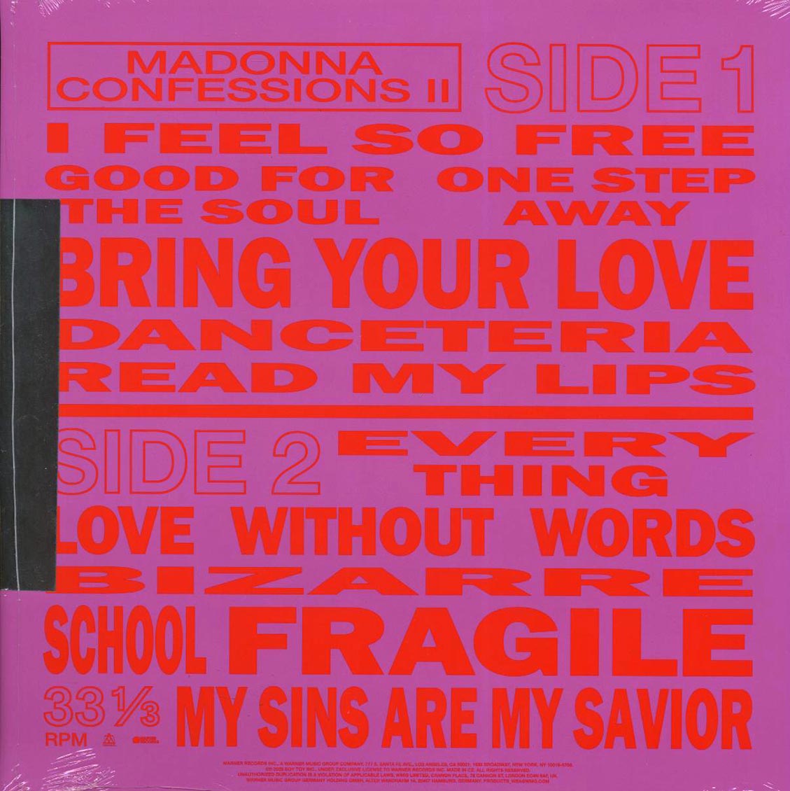 Madonna - Confessions II (Translucent Red Vinyl) (ltd. ed.) (translucent red vinyl) [New Vinyl Record LP]