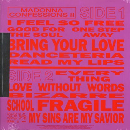 Madonna - Confessions II (Translucent Red Vinyl) (ltd. ed.) (translucent red vinyl) [New Vinyl Record LP]