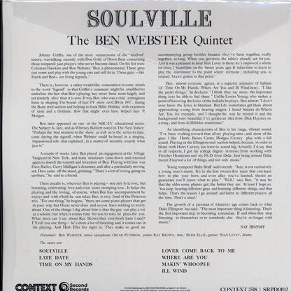 Ben Webster Quintet - Soulville (180g) [New Vinyl Record LP]