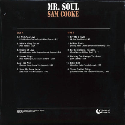 Sam Cooke - Mr. Soul (180g) [New Vinyl Record LP]