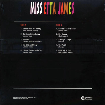 Etta James - Miss Etta James (180g) (orange vinyl) [New Vinyl Record LP]