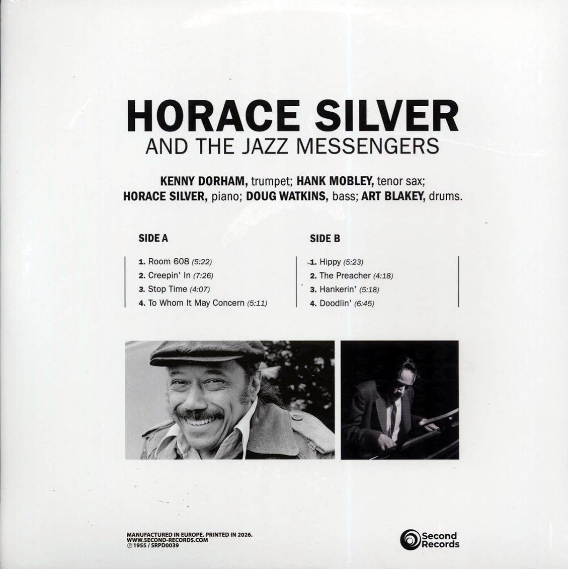 Horace Silver & The Jazz Messengers - Horace Silver & The Jazz Messengers (180g) [New Vinyl Record LP]