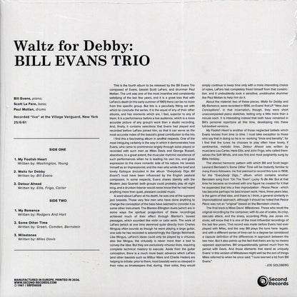 Bill Evans Trio - Waltz for Debby (180g) (magenta vinyl) [New Vinyl Record LP]